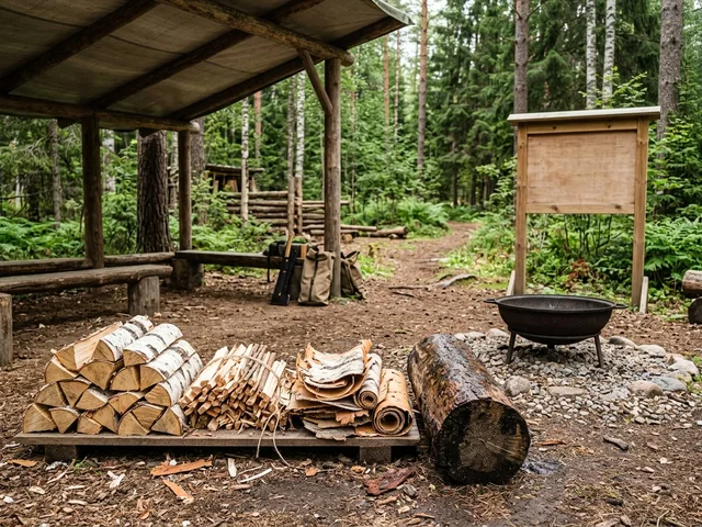 Дрова для школы выживания и туризма в Нижневартовске